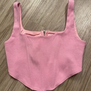 Size 8, baby pink corset top, good quality, flattering. Princess Polly